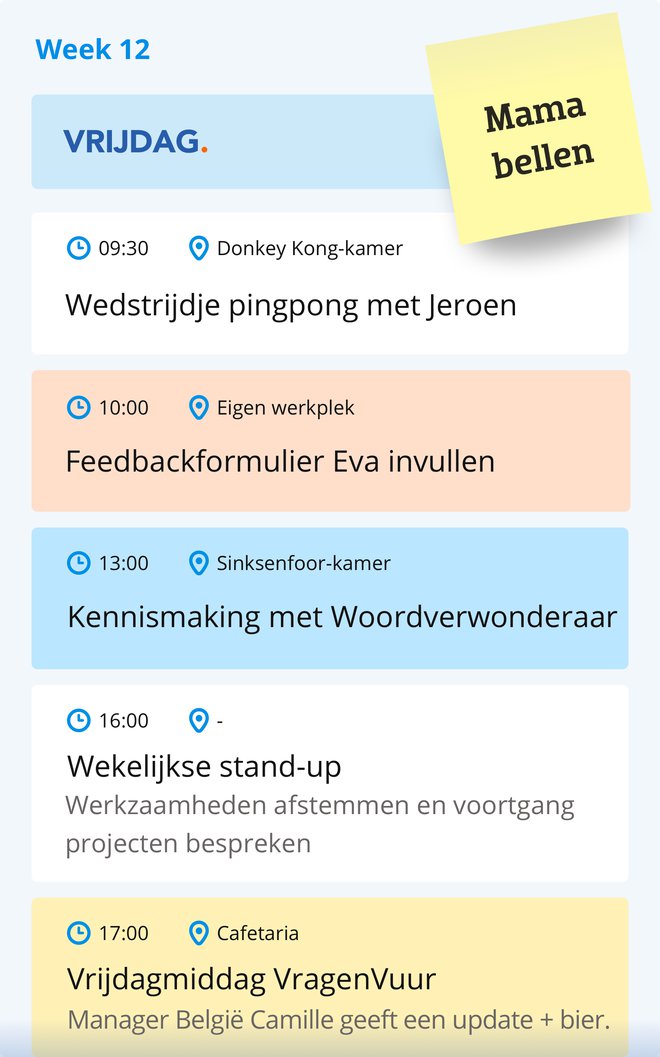 BE-VL-Kalender Algemeen mobiel