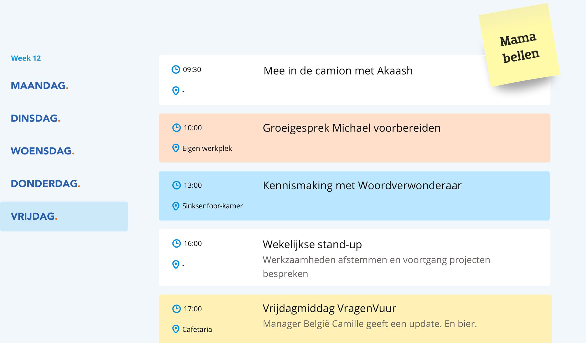 BE-VL-Kalender CBB leidinggevende